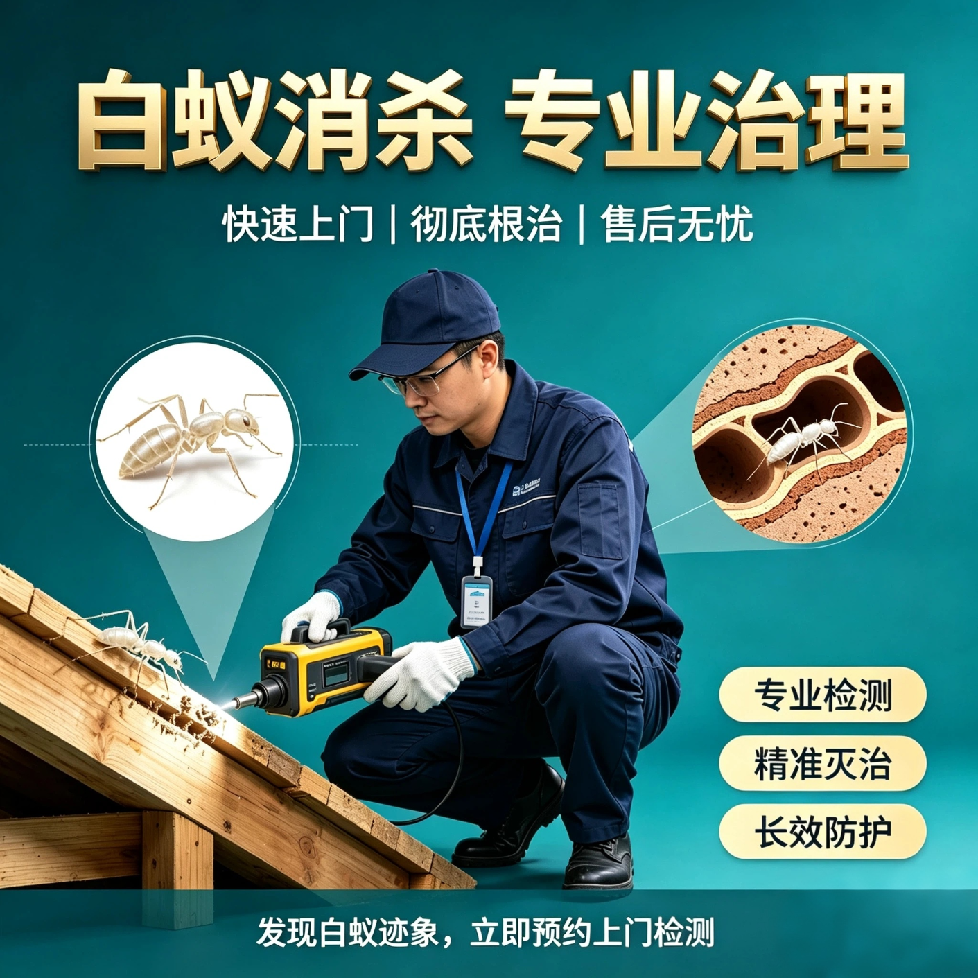 距您2公里快上门灭白蚁 白蚁防治 全国