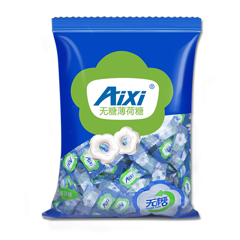 Aixi 无糖薄荷糖 750g 袋装