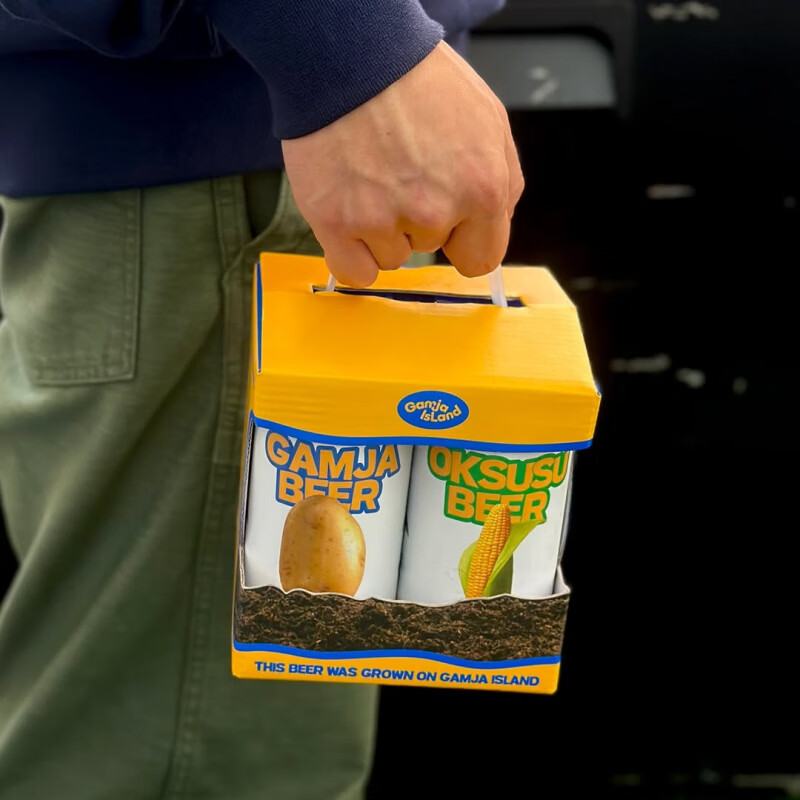 迦图鲮土豆岛啤酒韩国进口技术玉米岛4.9度江原道墨西哥风味玉米拉格罐 * 500mL 1瓶