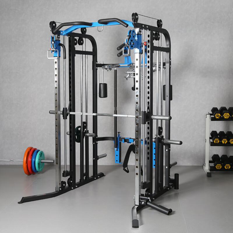 2米奥杆 100公斤铃片套装 多功能综合训练器 大飞鸟杠铃深蹲卧推健身