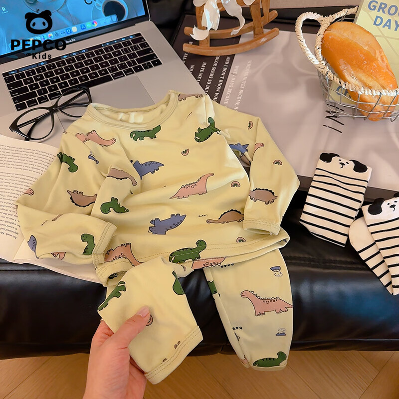小猪班纳儿童德绒家居服两件套 39.9元 - 86线报