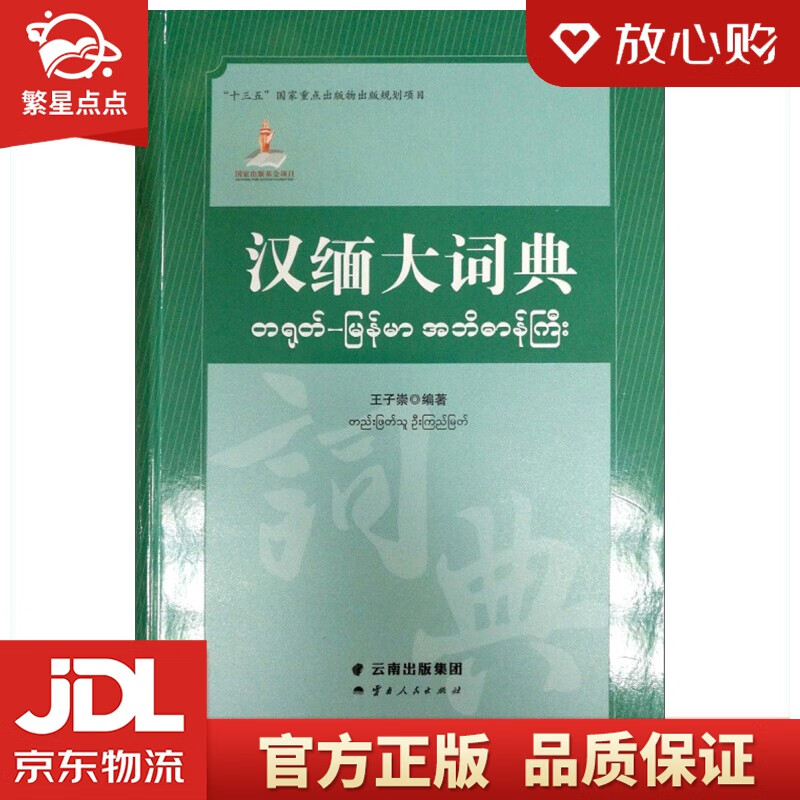 【新华书店正版图书】汉缅大词典 王子崇 著 云南人民出版社 正版图书