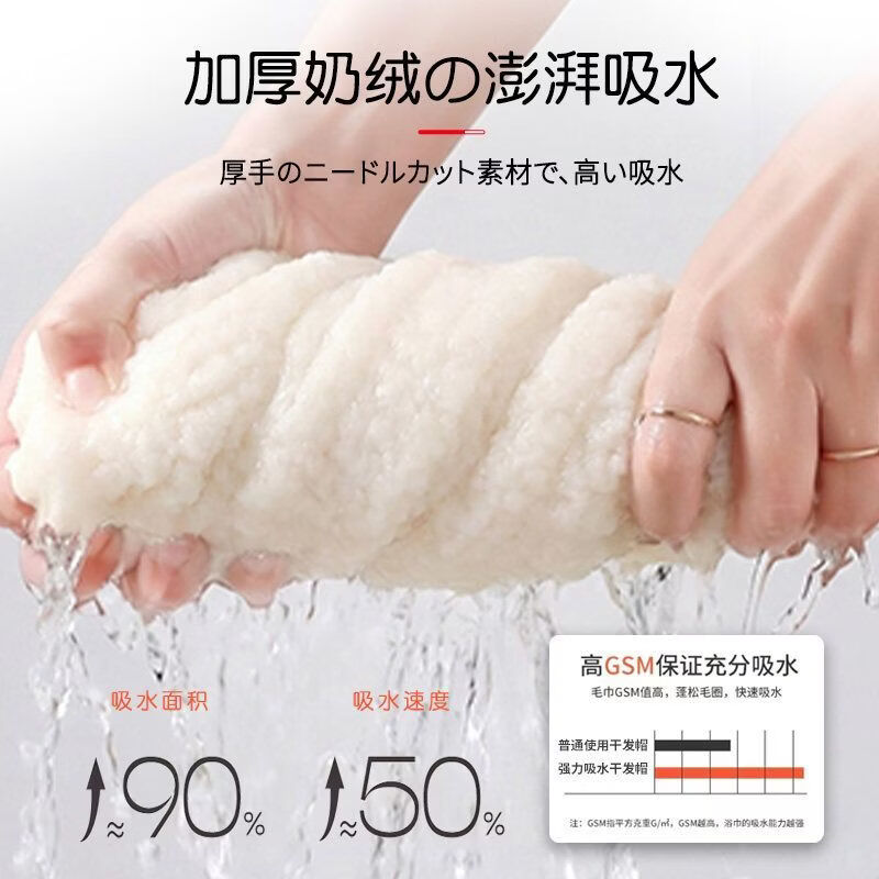 TOSFU日本Tosfu洗脸毛巾成人2026新款比全棉吸水速干不掉毛洗澡干发 【 源自日本丨官方正品】米色+黄色+粉色【三条装】