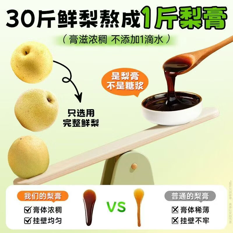 TRT枇杷秋梨膏六合乾坤 300g 瓶装/ 真材实料梨膏传统膏日常冲饮润养 枇杷秋梨膏 300g*6瓶 特惠装 正品保障