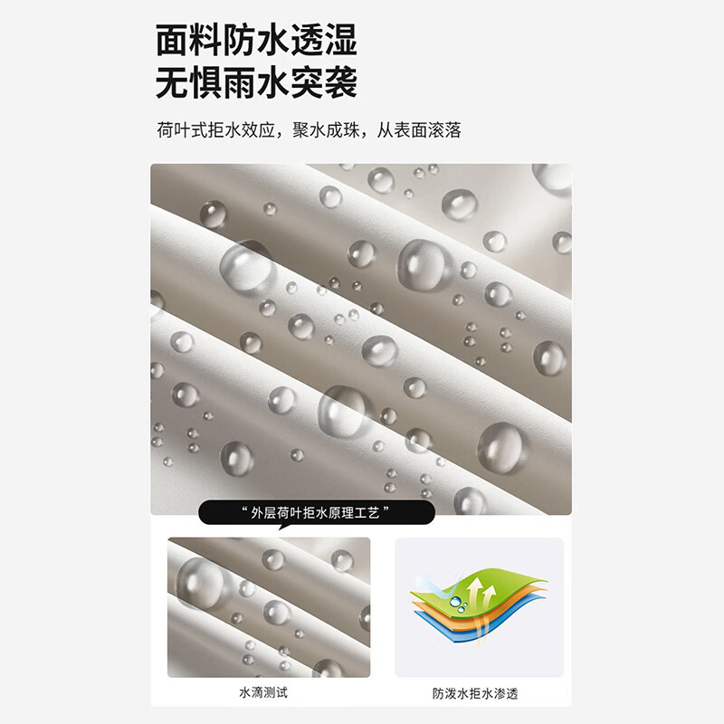 马克华菲(MARK FAIRWHALE)冲锋衣男春秋季新款户外休闲夹克男宽松连帽防风防水登山服外套 黑色【单衣】 XL (建议体重135-150斤)