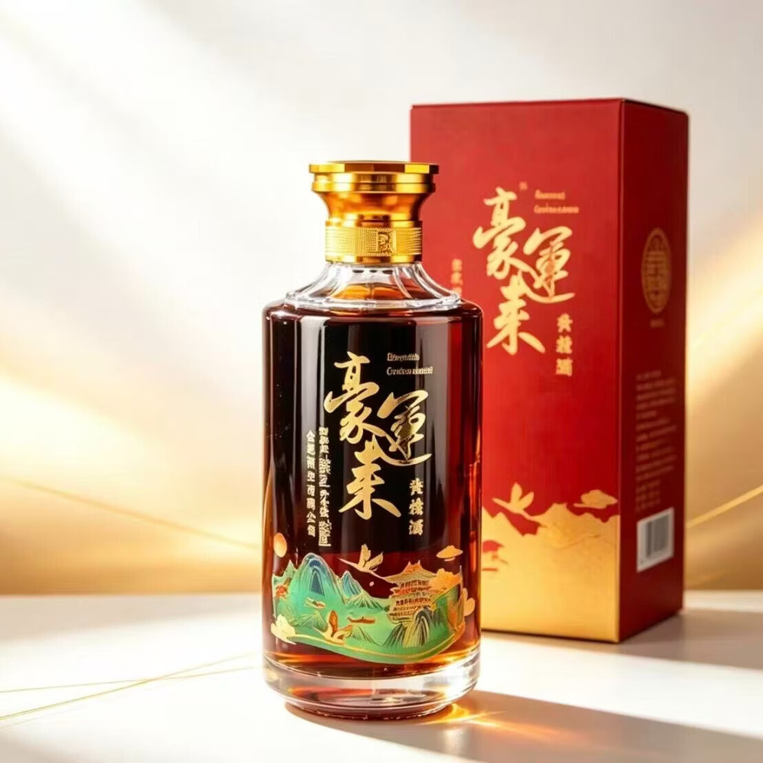 德意豪运来黄精酒2瓶零添加草本养生酒38度500毫升礼盒送礼庆功送礼袋 38度 500mL 2瓶