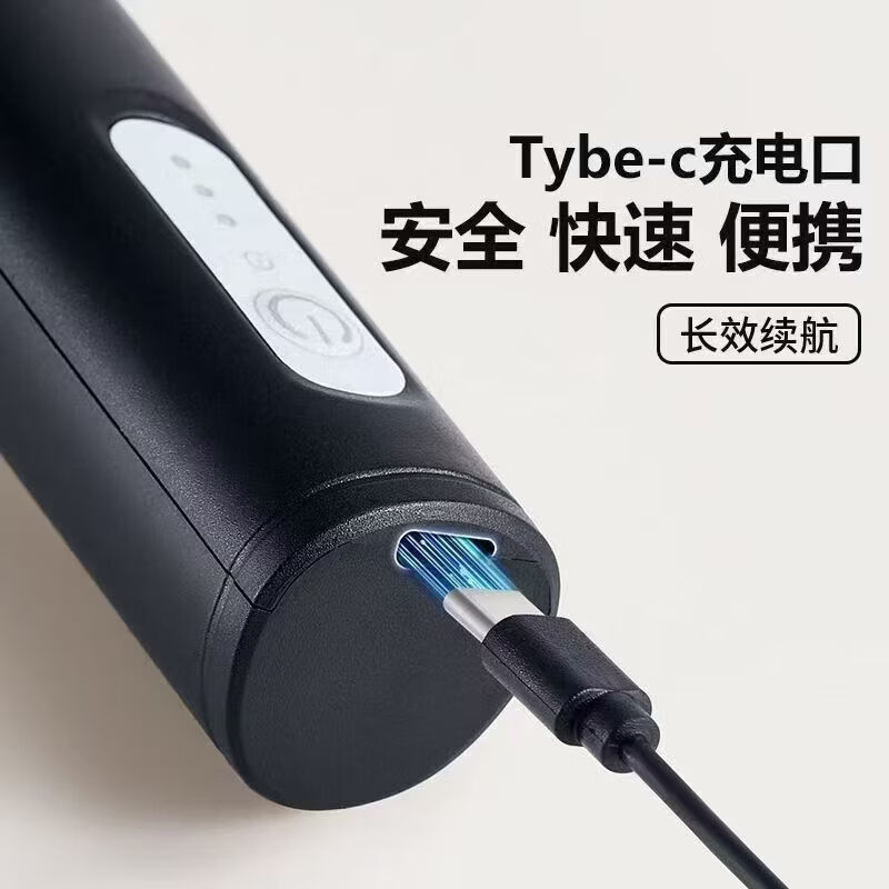 CRHMMFLF无线电动打蛋器大功率家用多功能搅拌器做蛋糕打发鸡蛋清奶油 升级珍珠白【三档调速+快速打发】顶配续航 type-c快充口【升级双簧款】动力
