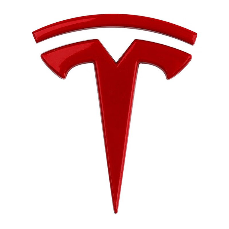 海崎 适用于tesla特斯拉logo金属车贴 改装车身贴标 侧标 个性创意车