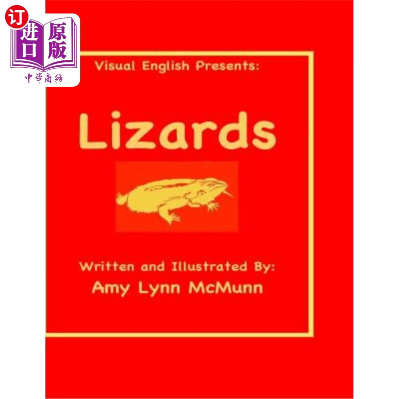 海外直订visual english presents: lizards 视觉英语介绍:蜥蜴