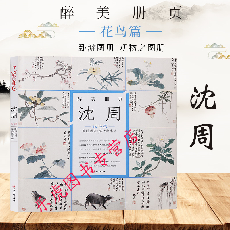 醉美册页沈周花鸟篇 卧游图册 观物之生册 写意花鸟画 名家画集作品欣赏
