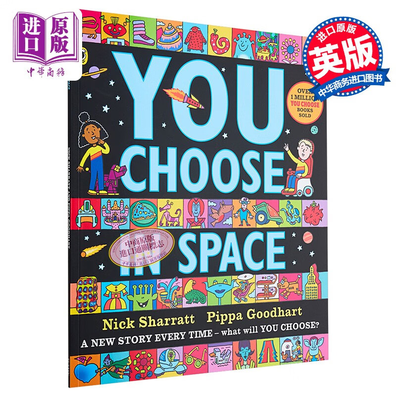 nick sharratt:you choose in space 你来选选看太空 儿童亲子故事