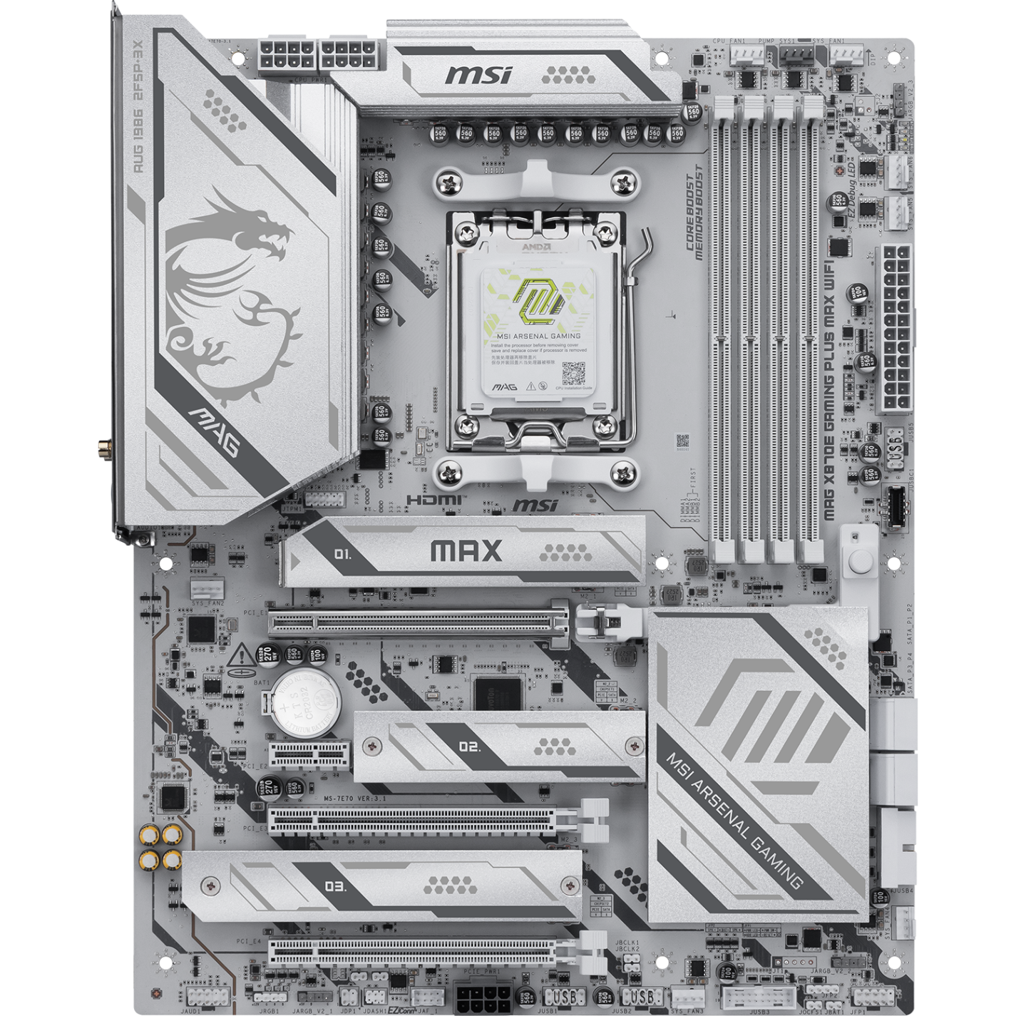 微星 X870E GAMING PLUS MAX WIFI 图 4