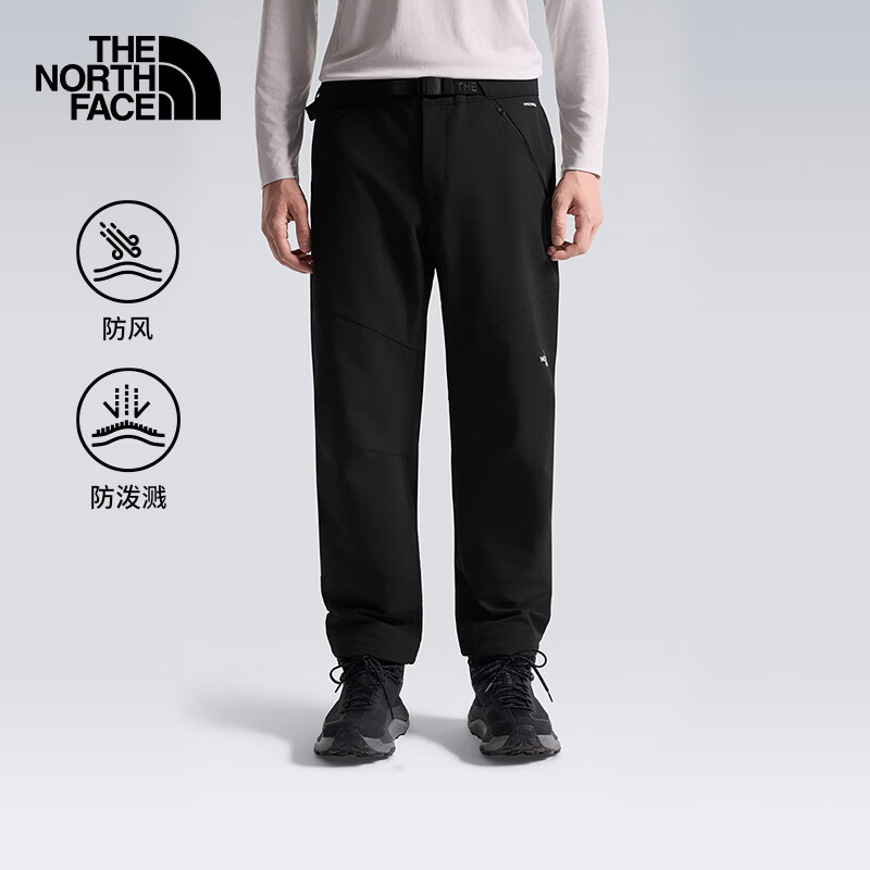 北面（The North Face）软壳裤子男运动徒步户外防风防泼溅户外26秋冬4H0