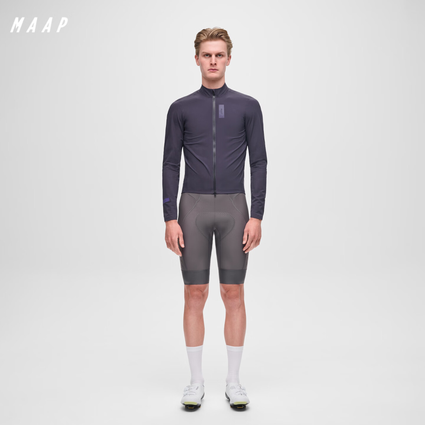 MAAP【新品】男士 Team Bib Evo Cargo 带兜骑行短裤 灰紫色 M