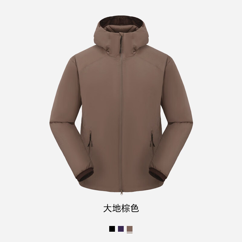 天石HighRock/天石鹅铠甲户外Primaloft运动系列P棉棉服连帽外套PG461 大地棕色 XS