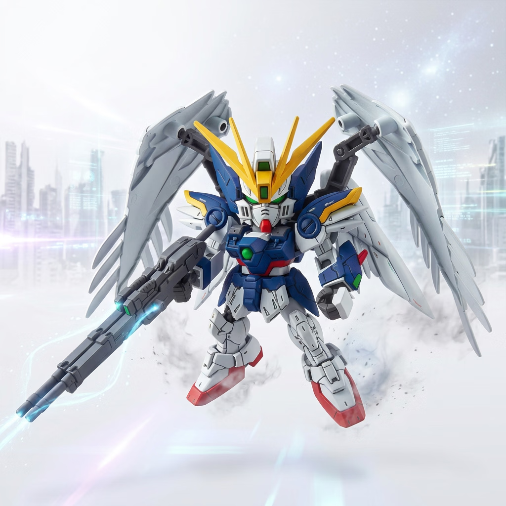 万代（BANDAI）SDEX飞翼高达零式(EW)高达拼装模型正版