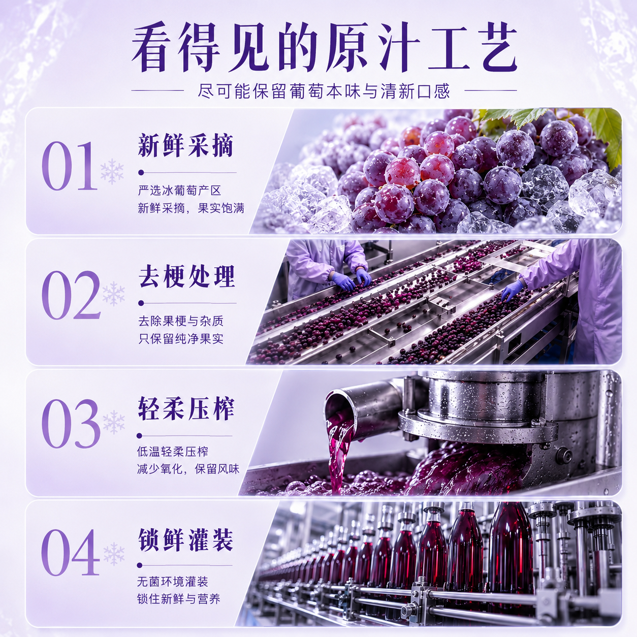 尚神厨长白山nfc果汁100%冰葡萄汁果汁葡萄原汁不加水330ml*6瓶 北冰白葡萄汁330ml*12瓶【两箱】