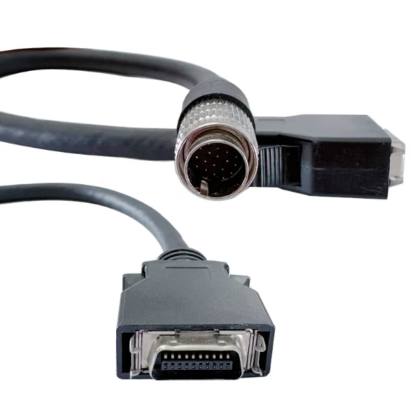 洛克康CameraLink线缆 MDR/SDR SDR/SDR大小头26P适用海康华睿埃科工业相机 MDR 20P线缆 5M