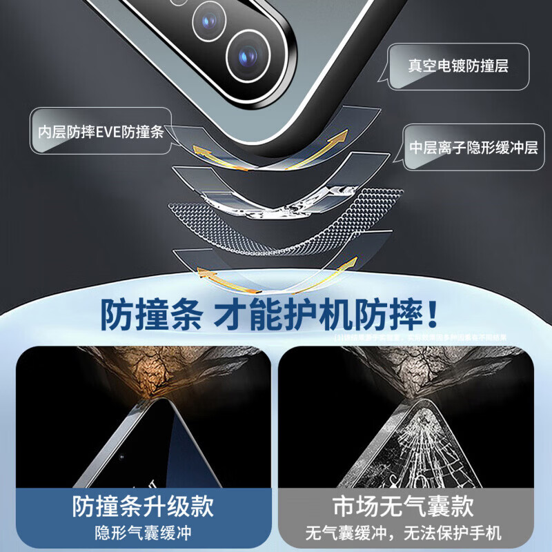 其他家适用于华Pura X View合金磨砂手机壳镜头全包防摔商务质感 【月光蓝】 Pura X View