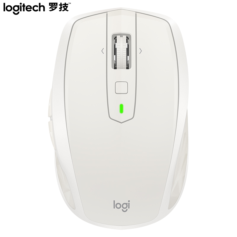 罗技（Logitech）MX Anywhere 2S 鼠标 无线蓝牙鼠标 办公鼠标 右手鼠标 优联 哑光白 自营 带无线2.4G接收器