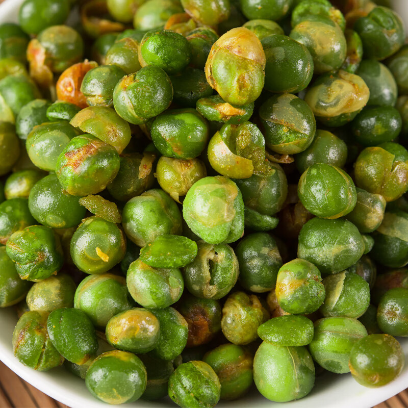 鲜有志青豆蒜香青豌豆芥末味零食小包装休闲食品批发 多口味混合1斤