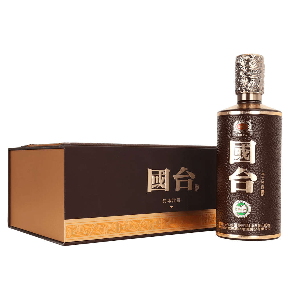 国台大曲坤沙 酱香型白酒 收藏送礼自饮送礼 53度 500mL 6瓶 贵宾珍藏整箱