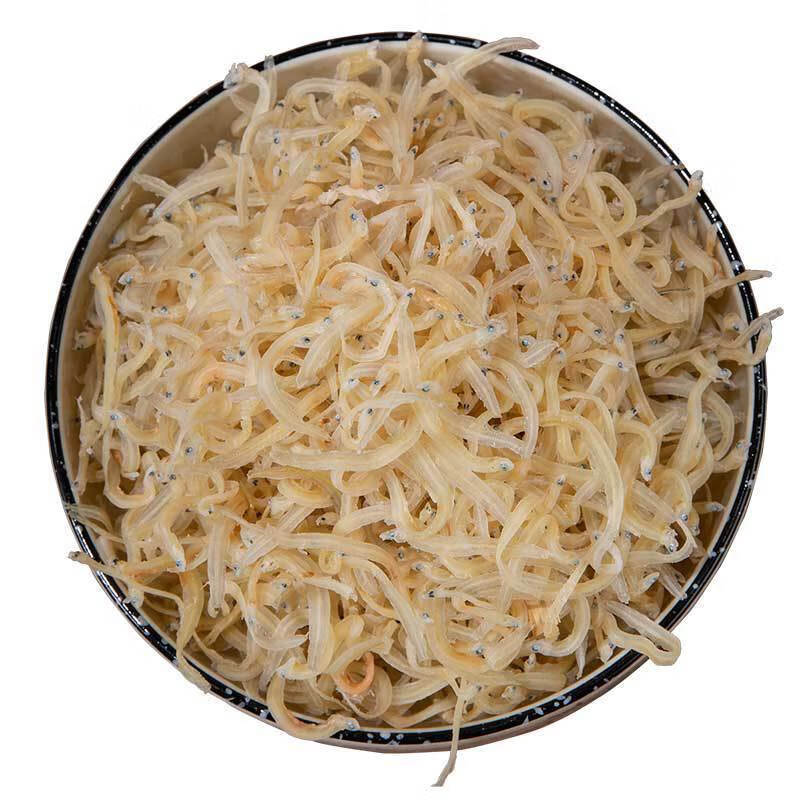 瓦莲京娜面条鱼干海燕鱼干小银鱼干黄海产干货生吃零食散装丁香鱼干大