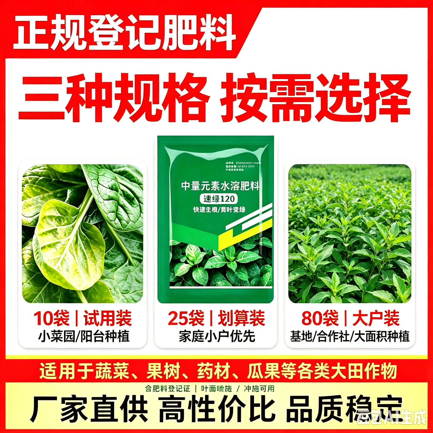 速绿120叶绿素正品家庭种菜园艺壮苗果树蔬菜玉米黄叶变绿叶面肥 精心研制【进口配方】速绿120 【80袋*50克】