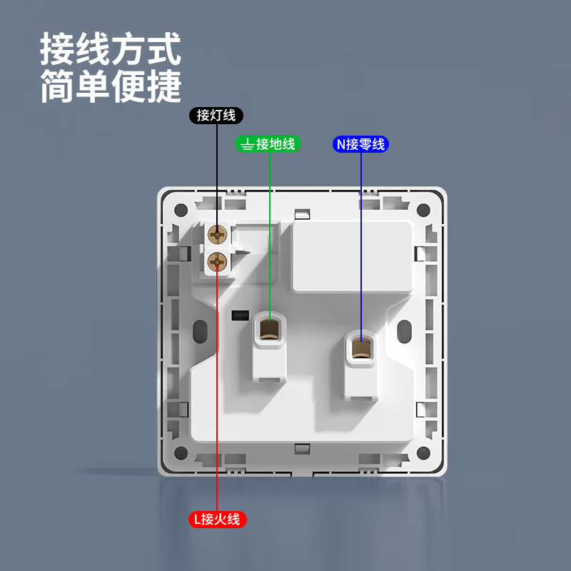 国际电工86型暗装二开七孔USB+Type-C口20W快充开关插座大间距无框大板插 二开七孔USB+C【金色】