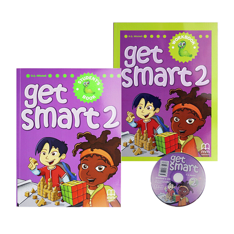 英国mm出版社小学英语教材getsmart2级别学生套装