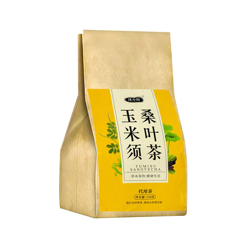 洑记玉米须桑叶茶包中老年降血高茶糖脂山楂150克*30袋 1袋30包