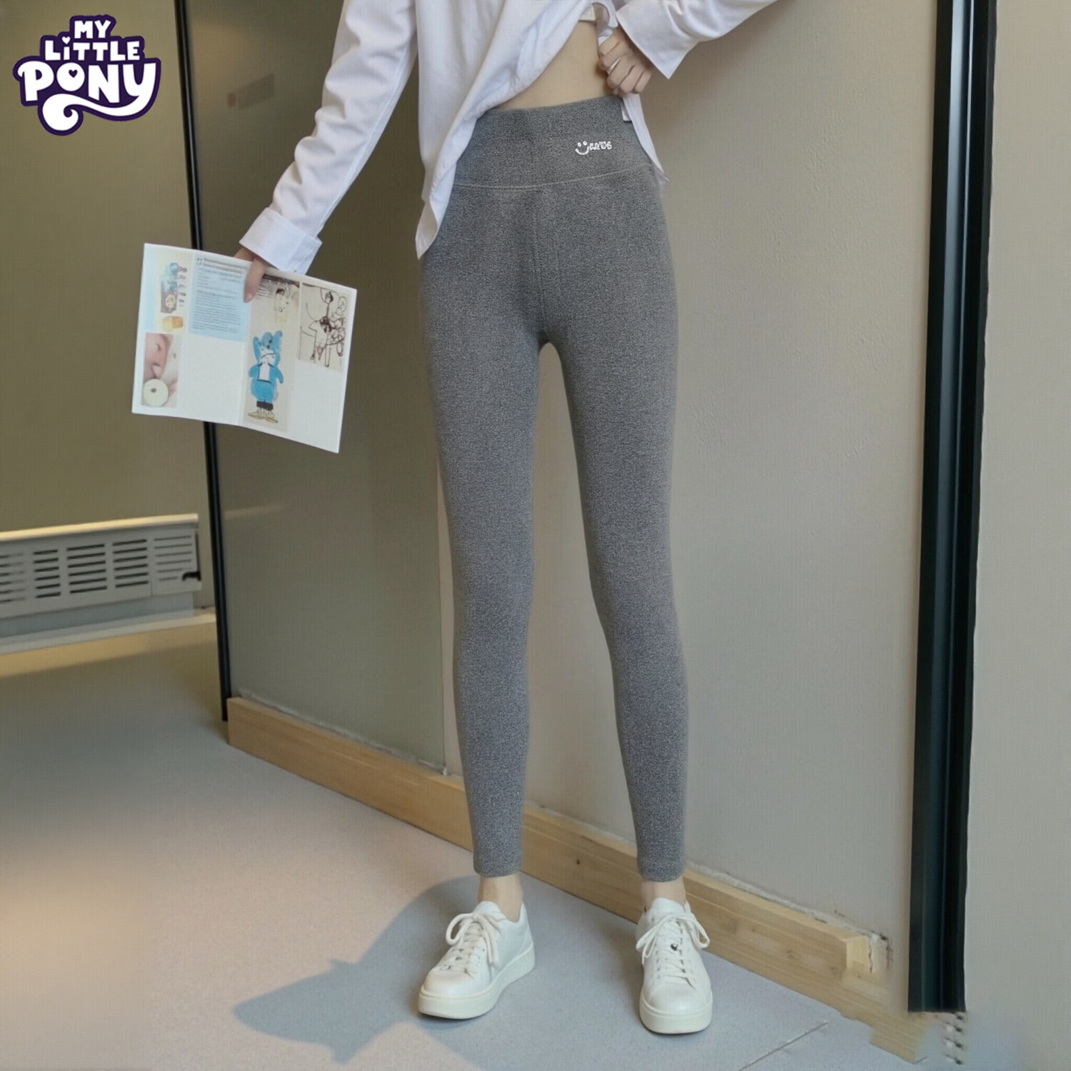小马宝莉2026新款儿童打底裤女童春秋超弹力长裤子少女儿童裤子女童打底裤 粉色 100 身高建议90-100CM