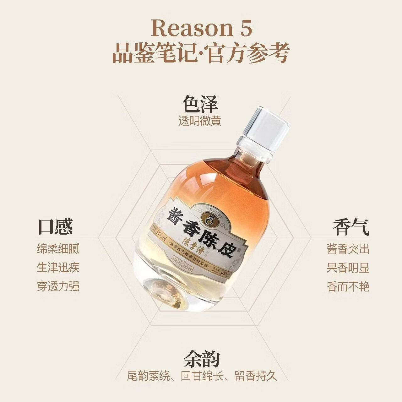 时蕴中秋送新会陈皮酱酒【拍1发2】陈李济陈皮老窖酒浓香型500ML42度 42%vol 500mL 1瓶 中秋价99元