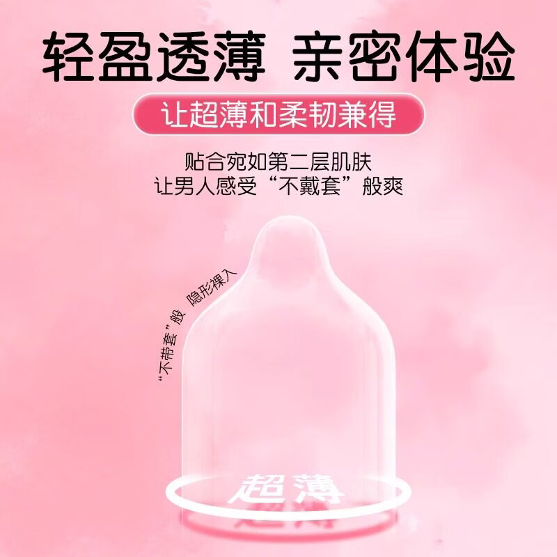 第六感避孕套超薄超润裸入安全套套001裸感玻尿酸隐形持久成人情趣用品 超薄超值【38只】超薄平滑28+002轻薄10