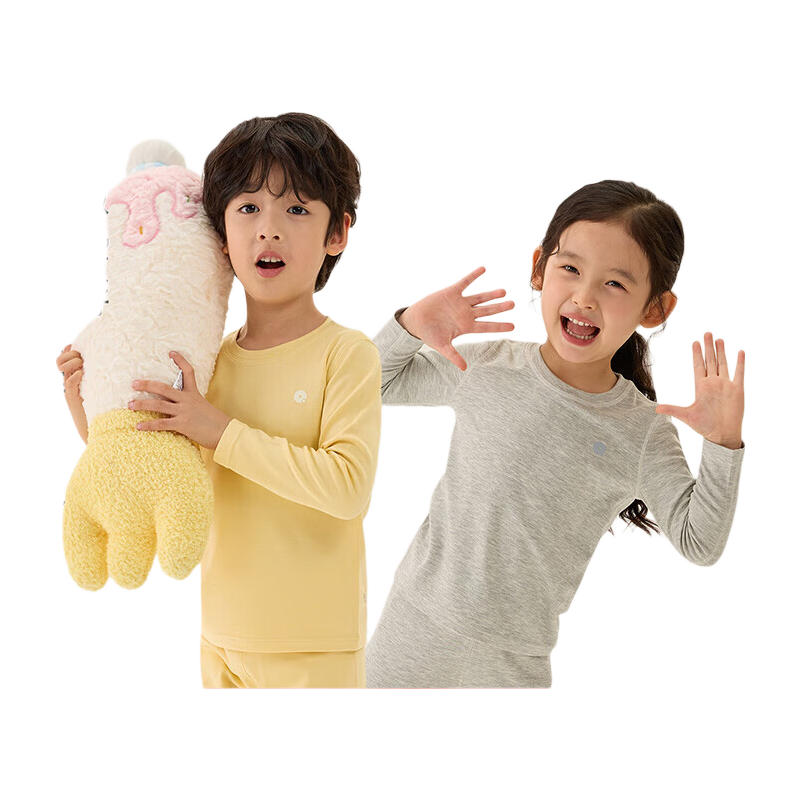20点！Q21中暖小暖皮儿童保暖内衣套装Q6CF034