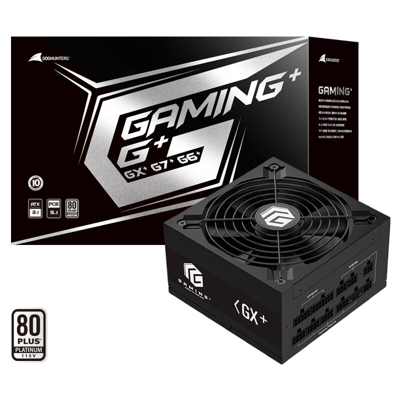 长城推出 GX+ 850W 白金全模组 ATX 3.1 电源：提供 10 年质保，599 元
