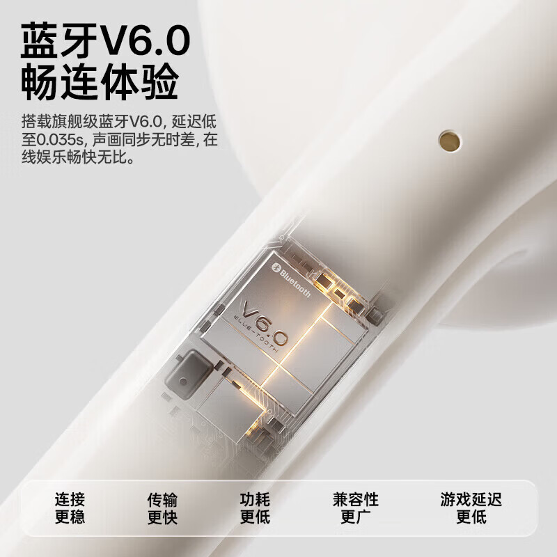 漫步者(EDIFIER)Zero Air Pro无线蓝牙耳机降噪运动新款超长续航TypeC快充智能穿戴设备耳机耳塞耳麦麦克风 海盐蓝