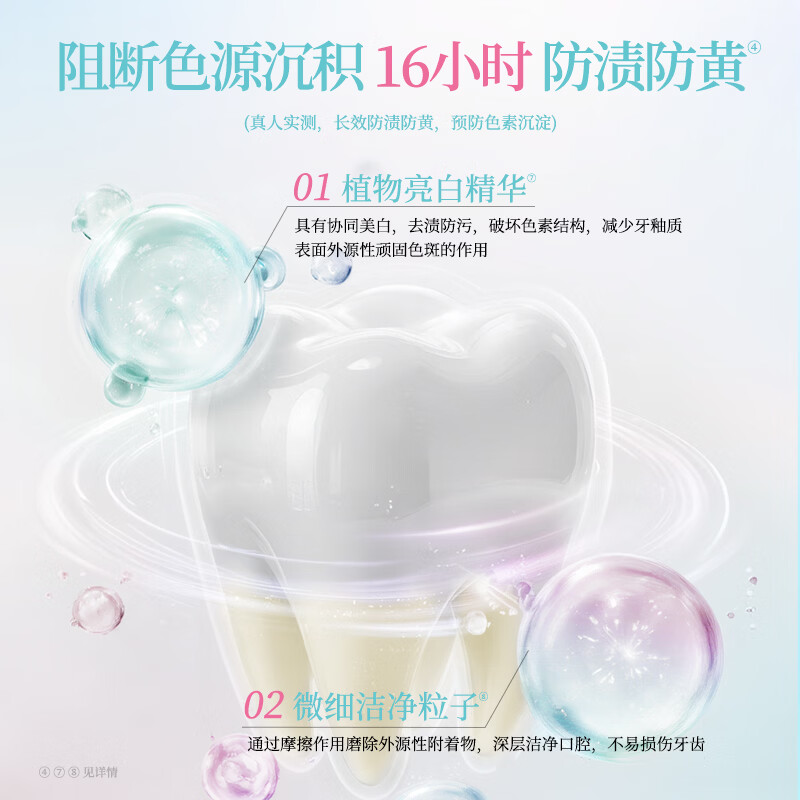 牙益生 YAEASON香水爆香牙膏含氟抗糖防龋持久清新口气特调香氛美白减少口腔细菌 [爆香季度装]玫瑰初荔100g*3