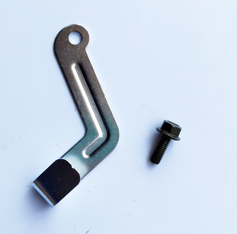 鼎歪电动车摩托车前减震支架挂钩前轮油管支架配件 碟刹油管固定支架