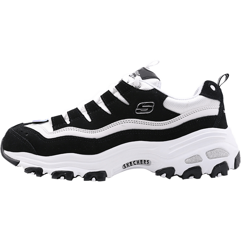 ���ڲ�����˹���棨Skechers��ŮЬ���ļ�2025�¿�ڰ���èЬ��������ϵ�Ь����˶�Ь����Ь 13141-BKW 38