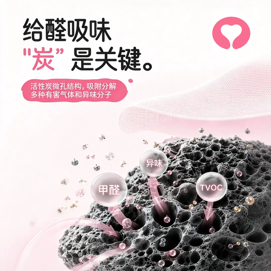 万宝绿孕妇可用蝶形活性炭口罩加大码女士高颜值一次性独立装祛异味口罩 【限时特惠】美颜活性碳口罩【粉30+驼30】防甲醛 M码17.7*9.6cm【75~120斤小脸推荐】