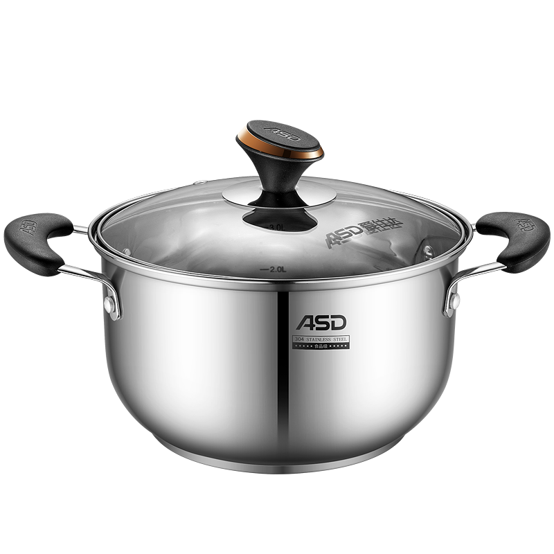 ���˴ASD������304������������氾�����һ�����üӺ� ȼ��������¯ͨ�� �Ӻ񸴵����� 24cm 5.4L 63.79Ԫ(������)