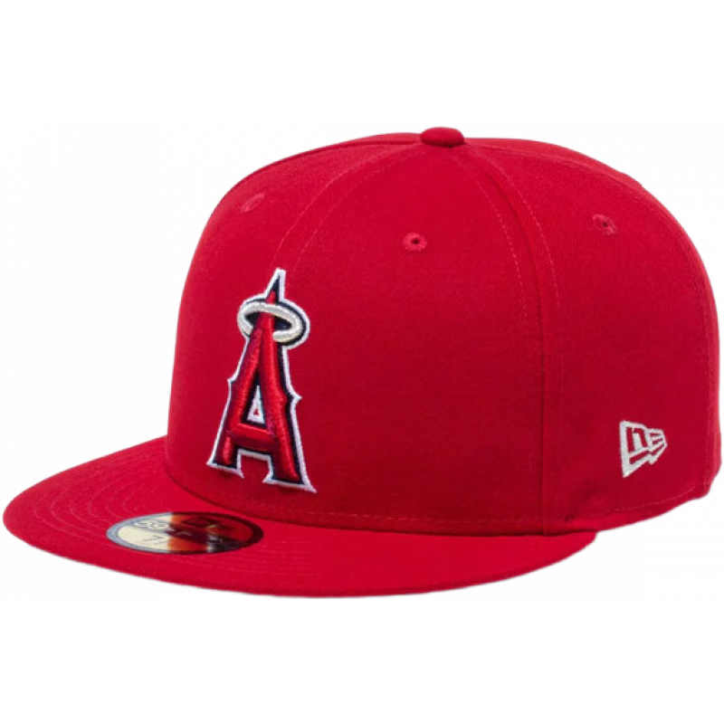 NEW ERA59FIFTY MLB 赛场系列 洛杉矶天使队 比赛款 帽子 棒球帽 斯嘉丽 7.3／8（58.7cm）