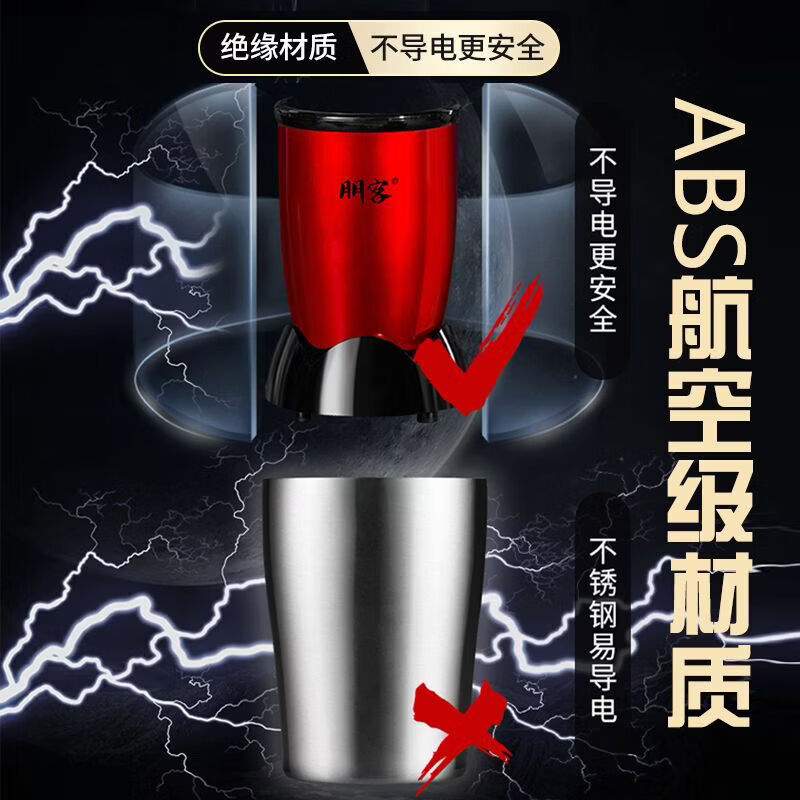 CRHMMFLF干湿两用研磨机多功能粉碎机家用小型五谷杂粮中药材打粉机可干磨 5420小电机(双杯双刀)