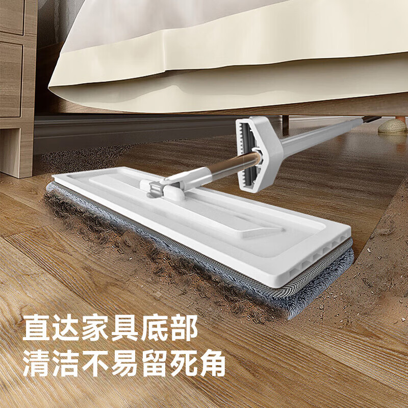 佳帮手平板拖把家用一拖净免手洗2026吸水懒人拖地神器墩布拖布洗脱一体 【包邮】免手洗 | 35cm拖头 | 共2块布