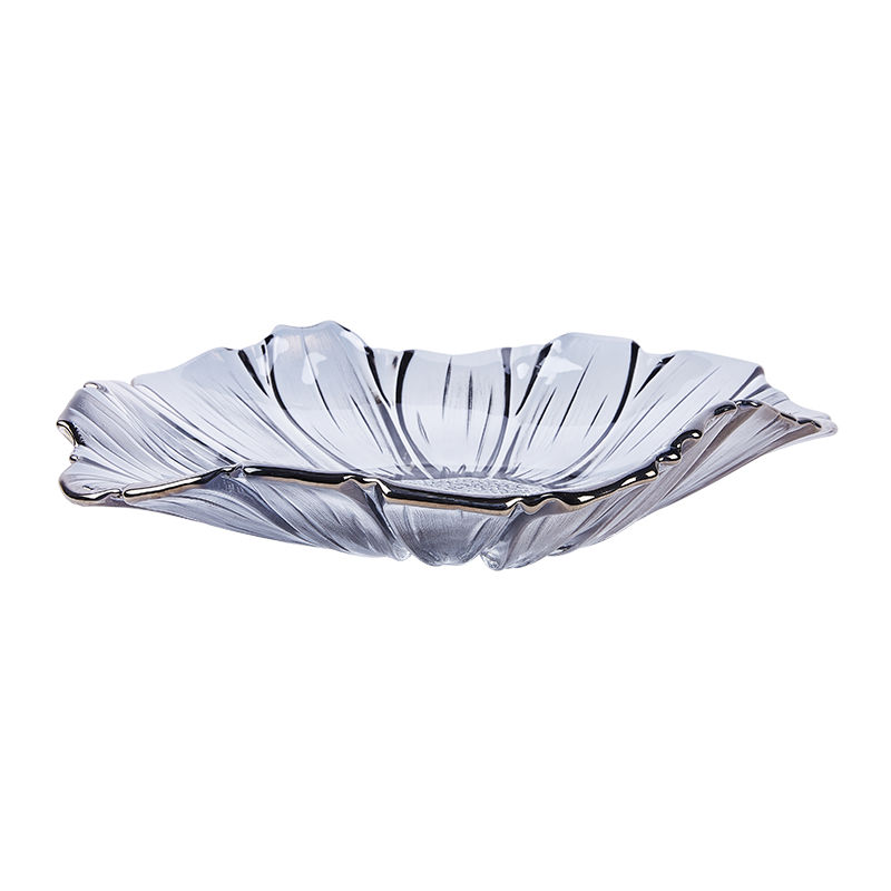 悠米兔花瓣欧式水晶果盘-优雅高级的水果展示器|查看果盘果篮历史价格的App