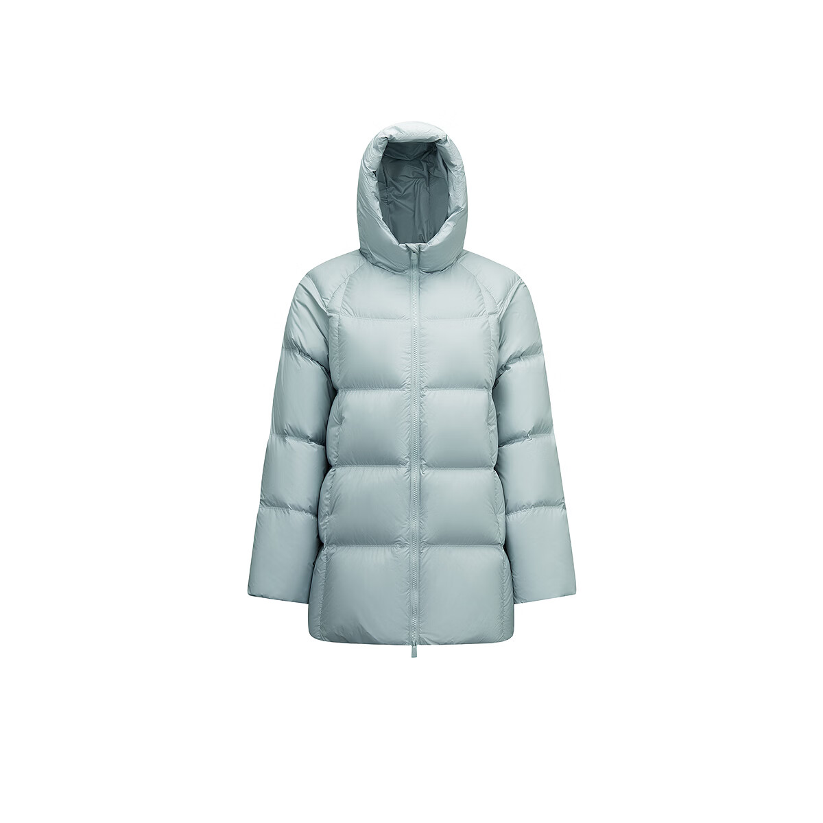 森马(Semir)轻松|森马羽绒服女冬防泼水防风发热抗静电90绒子2026新款厚外套 粉绿(白鸭绒)A41448 M