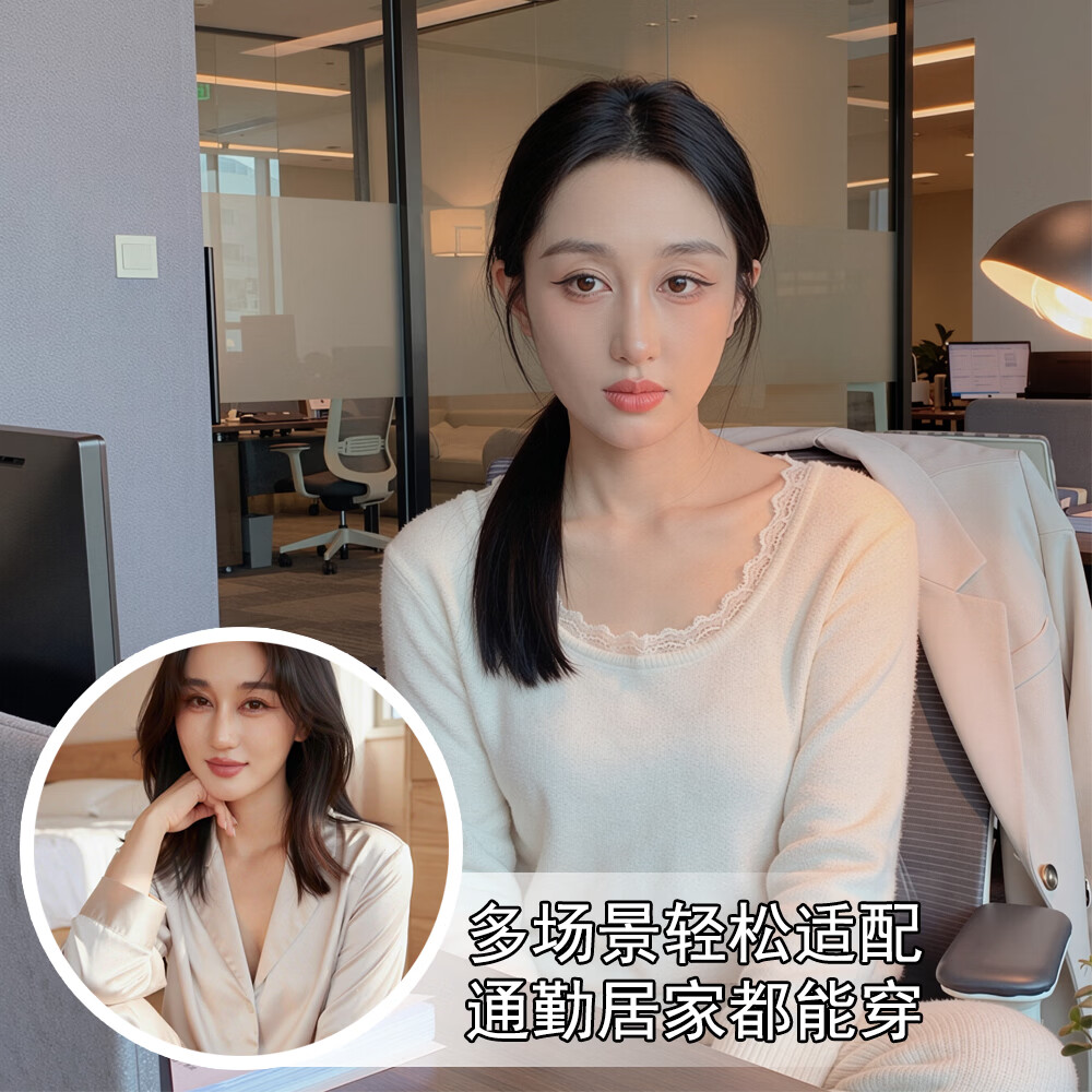 蕉小颂小胸显大聚拢文胸女平胸显 C 杯深V蕾丝珍珠无痕上托防下垂收副乳 紫色+紫色 2XL 【38/85AB建议116-130斤】