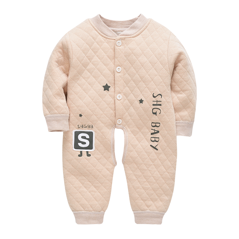 wua·wua【孕妈有礼】新生儿连体衣春秋婴儿衣服宝宝内衣纯棉夏季睡衣居家 蓝色两件【四季皆宜20-28度】 66cm （适合3-6个月 10-15斤）