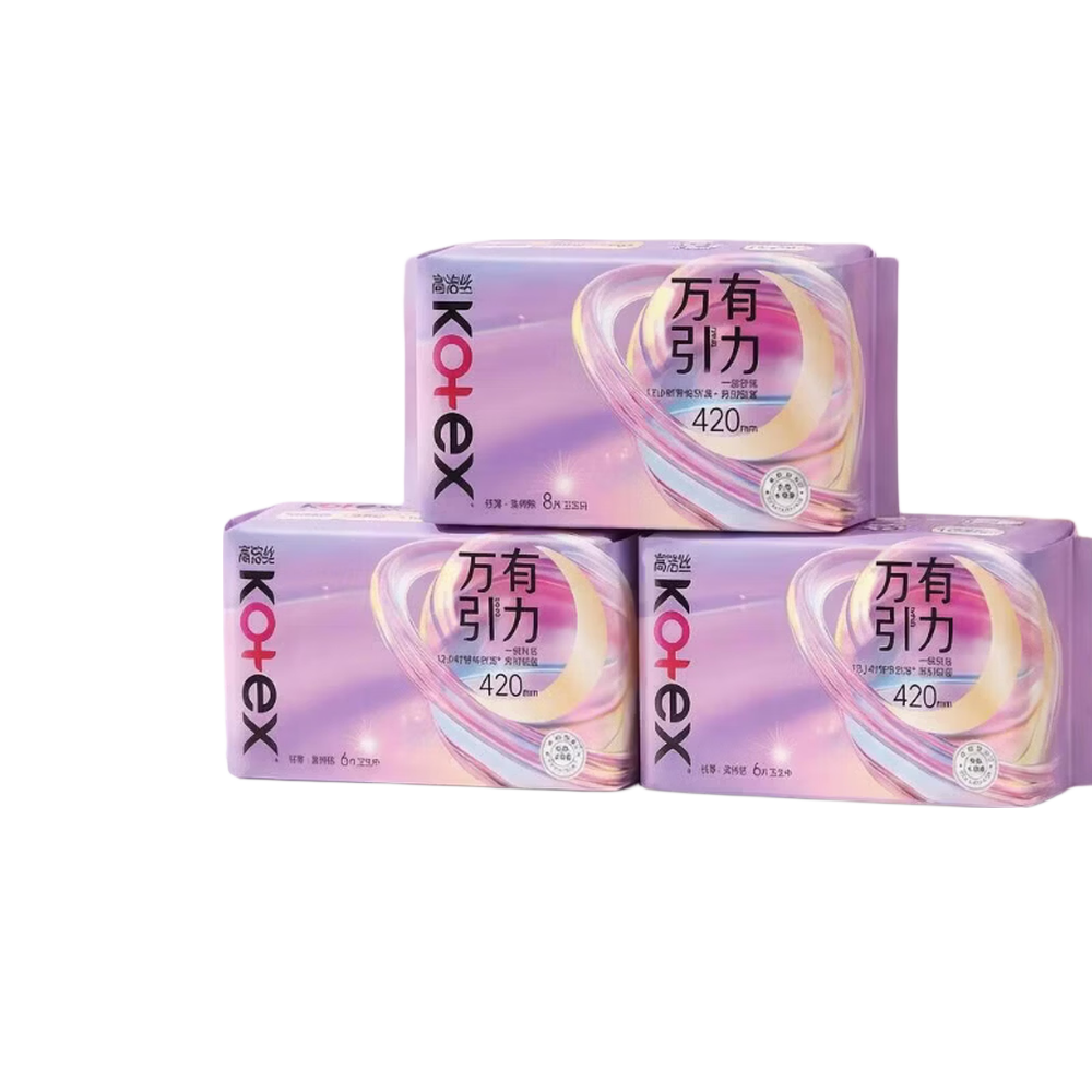 高洁丝万有引力系列卫生巾 420mm*6片*3包